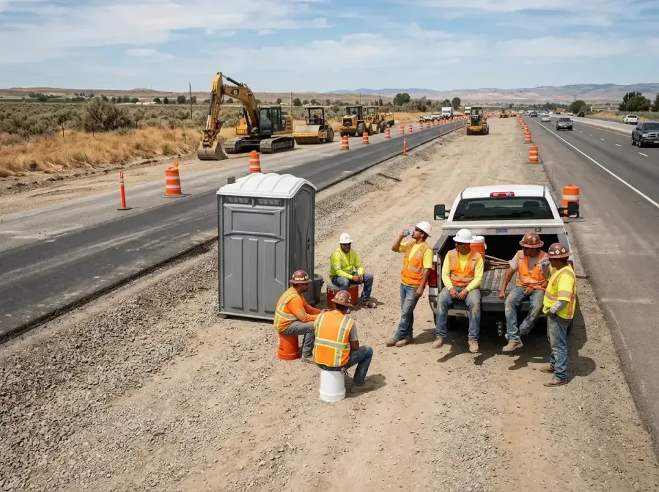 highway-road-construction-crew-007 — frequently asked questions, Porta Potty and Restroom Rentals in Beattystown, NJ